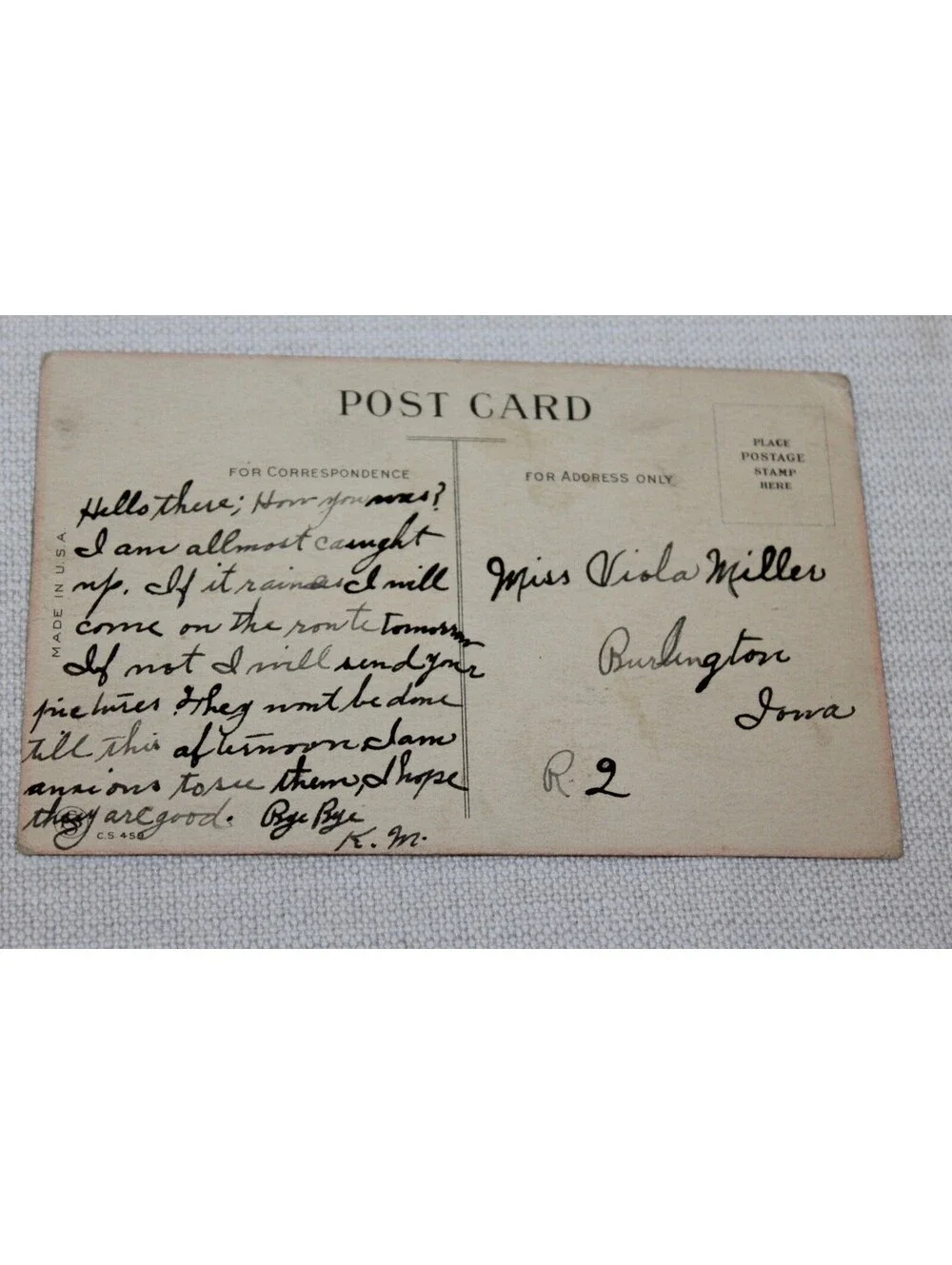 Antique 1915 Embossed & Written Postcards Lot of 5 Birthday New Year Romance